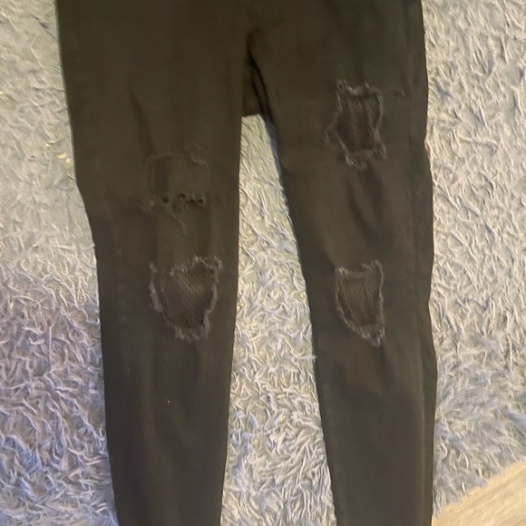 Zara black fishnet jeans - Picture 8 of 8